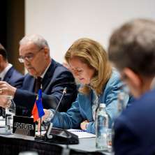 Regierungschefin-Stellvertreterin Sabine Monauni an der EFTA Ministerkonferenz in Reykjavik.