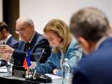 Regierungschefin-Stellvertreterin Sabine Monauni an der EFTA Ministerkonferenz in Reykjavik.